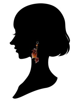 画像7: 【送料無料】【ピアス】◆flower storm◆リーフ&チェーンのオータムカラー樹脂フックピアス(アクセサリー イヤリング アレルギー対応 秋 葉っぱ 木の実 )