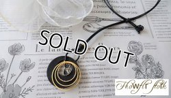 画像3: 【送料無料】【レザーネックレス】◆flower storm◆黒猫＆三つのリングモチーフの本牛革ロングネックレス（革紐アクセサリー レディース/メンズ）