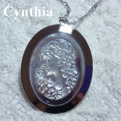 画像13: 【送料無料】【白蝶貝&黒蝶貝】マザーオブパール カメオ ペンダントネックレス ケース付(アクセサリー ロングチェーン Mother of Pearl パワーストーン)