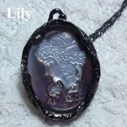 画像15: 【送料無料】【白蝶貝&黒蝶貝】マザーオブパール カメオ ペンダントネックレス ケース付(アクセサリー ロングチェーン Mother of Pearl パワーストーン)