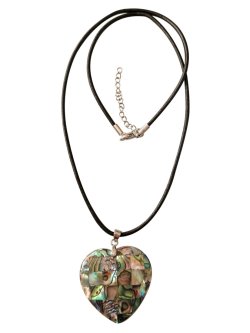 画像7: 【送料無料】【レザーネックレス】◆flower storm◆マザーオブパール本牛革ネックレス ４型（白蝶貝 Mother of Pearl パワーストーン ）