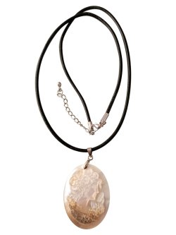 画像3: 【送料無料】【レザーネックレス】◆flower storm◆マザーオブパール本牛革ネックレス ４型（白蝶貝 Mother of Pearl パワーストーン ）