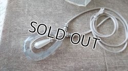 画像6: 【送料無料】【レザーネックレス】◆flower storm◆ビーズ＆ラインストーン使い革紐ロングネックレス 2型（アクセサリー パール レディース）