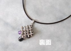 画像6: 【送料無料】【レザーネックレス】◆flower storm◆スモーキークォーツ &アメジスト 本革ネックレス (アクセサリー 天然石 パワーストーン  煙水晶 紫水晶 紫石英 革紐ペンダント 日本製)