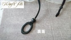 画像5: 【送料無料】【グラスホルダー】◆flower storm◆軽くシンプル 上質アクリルチャーム＆水牛ビーズ使いリングネックレス ペンダント式サングラス、メガネホルダー （眼鏡掛け レザーネックレス ホーンビーズ メンズ レディース 日本製））