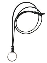 【送料無料】【グラスホルダー】◆flower storm◆軽くシンプル ステンレススチール製リングのペンダント式サングラス、メガネホルダー （眼鏡掛け レザーネックレス メンズ レディース）