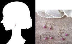 画像7: 【送料無料】【ピアス】◆flower storm◆7月誕生石 ルビー 6mm アフリカ産 天然石 サージカルステンレス製フックピアス 金属アレルギー対応（アクセサリー ジュエリー  パワーストーン 日本製）