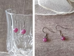 画像6: 【送料無料】【ピアス】◆flower storm◆7月誕生石 ルビー 6mm アフリカ産 天然石 サージカルステンレス製フックピアス 金属アレルギー対応（アクセサリー ジュエリー  パワーストーン 日本製）