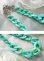 画像6: 【送料無料】◆flower storm◆長さ約49cm アクリルチェーン ショートネックレス Turquoise Green （アクセサリー 大ぶり ボリューム 季節感 春夏 レディース  日本製））