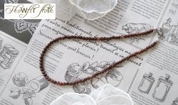 画像4: 【送料無料】◆flower storm◆長さ42~46cm 天然石 パープルアベンチュリン4mmネックレス アジャスター付 (紫アベンチュリン ステンレス TOHOビーズ アクセサリー 日本製 メンズ レディース）