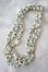 画像2: 【送料無料】◆flower storm◆長さ約130cm スプリングカラーのガラスビーズ ロングネックレス white×green 金属不使用 (アクセサリー 春 夏 TOHOビーズ 日本製 レディース メンズ） (2)