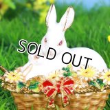 見ているだけで幸せになれちゃう♪バスケットうさぎ 親子ラビット置物 宝石箱☆小さな可愛いジュエリーケース♪【ラッピング無料】