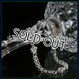 【イタリア製】センスが光るサンドカット中抜きスターモチーフ☆シルバー925ブレスレット