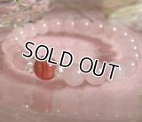 情熱・癒し・恋愛・対人etc...インカローズ（ロードクロサイト） ローズクォーツ 天然石ブレスレット