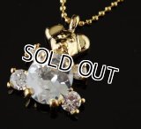 【GISELLE(ジゼル)】18金極厚仕上げ！ワンランク上いくラブリーデザイン☆キュービック2.77ct★ラブリーくまちゃんペンダント♪