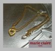 画像7: 【marie claire PARIS 】(マリ・クレール パリス) ハートモチーフ ブラスペンダント（ネックレス）