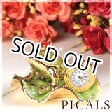 画像: 【宝石箱革命☆】【PICALS ピカルス】光る宝石箱☆ 王冠カエル　〜かえるの置物〜置時計 ☆暗闇で柔らかく輝きます☆