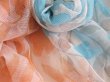 画像6: 【薄手ストール】織柄が美しいシルク・コットン素材の大花柄ストール 2色（紫外線対策 UV対策 日除け 冷房対策）