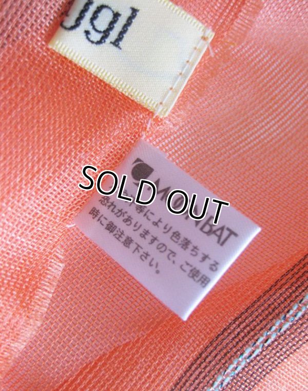 画像5: 【薄手ストール】 【日本製】 シルク100％ロングストール オレンジ（紫外線対策 UV対策 日除け 冷房対策）