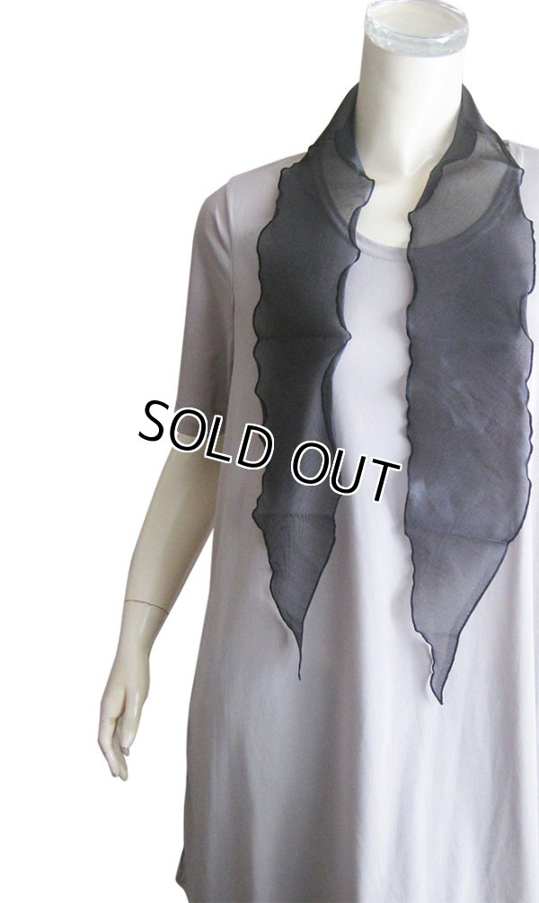 画像5: 《送料無料》【オールシーズン】エレガントなワンポイント♪ 2WAY ヘッド＆ネックスカーフ 黒（Head & Neck Scarf Black）