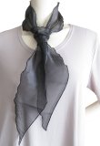 画像4: 《送料無料》【オールシーズン】エレガントなワンポイント♪ 2WAY ヘッド＆ネックスカーフ 黒（Head & Neck Scarf Black）