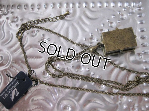 画像5: 【ネックレス/チャーム】【スワロフスキー社製クリスタル】アンティーク×キュートなテディベアネックレス （ペンダント ハート くま）