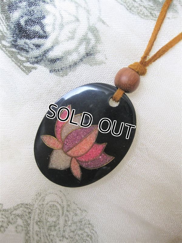 画像7: 【革紐ネックレス】エスニック革紐ロングペンダント・ネックレス 2色展開