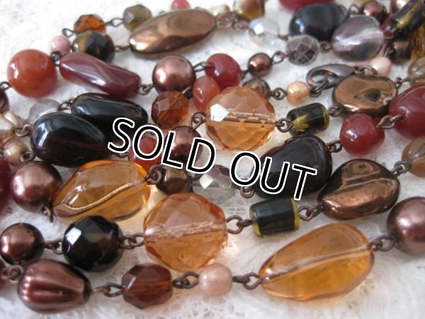 画像3: 【送料込】【Made in Italy】＜Maria Rossi マリア・ロッシィ＞イタリア製ハンドメイド ガラスビーズとパールのロングネックレス