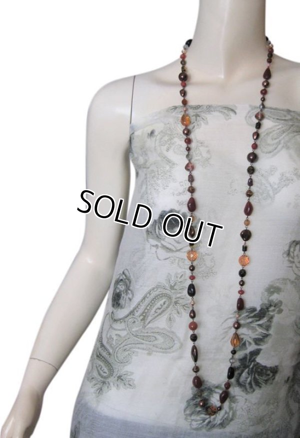 画像6: 【送料込】【Made in Italy】＜Maria Rossi マリア・ロッシィ＞イタリア製ハンドメイド ガラスビーズとパールのロングネックレス