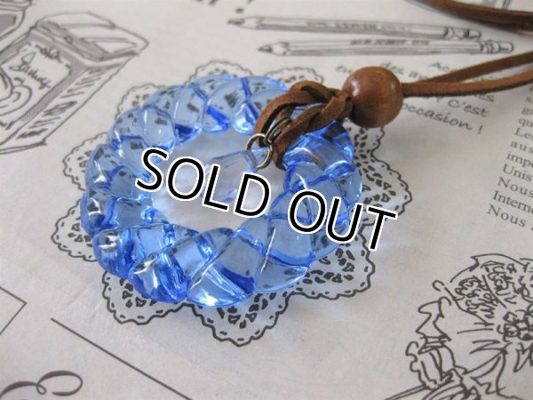 画像10: 【送料無料】【レザーネックレス】◆flower storm◆ 直径4.8cm キュートなポップカラーの大きめリングモチーフ革紐ロングネックレス 3色（レザーネックレス レディース ）