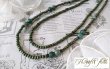 画像4: 【送料無料】◆flower storm◆長さ59~64cm 天然石モスアゲート（苔瑪瑙）、スモーキークォーツとウッドビーズの２連ネックレス  アジャスター付 ( パワーストーン 苔めのう 煙水晶 木製 TOHO ステンレス アクセサリー 日本製 ）