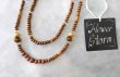 画像5: 【送料無料】◆flower storm◆長さ59~64cm 天然石イエロータイガーアイ、ゴールデンタイガーアイ、ゴールドシトリン＆ウッドビーズの２連ネックレス  アジャスター付 ( パワーストーン 虎目石 黄水晶 木製 TOHO ステンレス アクセサリー 日本製 ） 