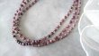 画像7: 【送料無料】◆flower storm◆長さ47~52cm ニュアンスカラー4種のガラスビーズ3連ネックレス アジャスター付 モーヴ/セージ(アクセサリー ステンレス TOHOビーズ MIYUKIビーズ 日本製 ）