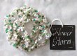 画像7: 【送料無料】◆flower storm◆長さ約130cm スプリングカラーのガラスビーズ ロングネックレス white×green 金属不使用 (アクセサリー 春 夏 TOHOビーズ 日本製 レディース メンズ）