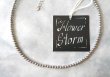 画像4:  【送料無料】◆flower storm◆（長さ約43cm＋アジャスター5cm）ステンレス4mm丸玉ビーズのショートネックレス シルバーグレイ 304ステンレス製留め具  (変色防止 アレルギー対応 メンズ レディース 日本製) 