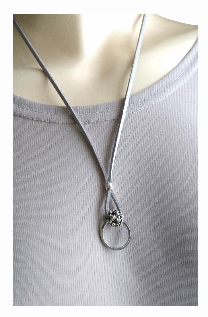 画像4: 【送料無料】【グラスホルダー】◆flower storm◆ステンレスリング＆アンティークフラワーネックレス ペンダント式サングラス、メガネホルダー （眼鏡掛け レザーネックレス ラインストーン メンズ レディース 日本製）