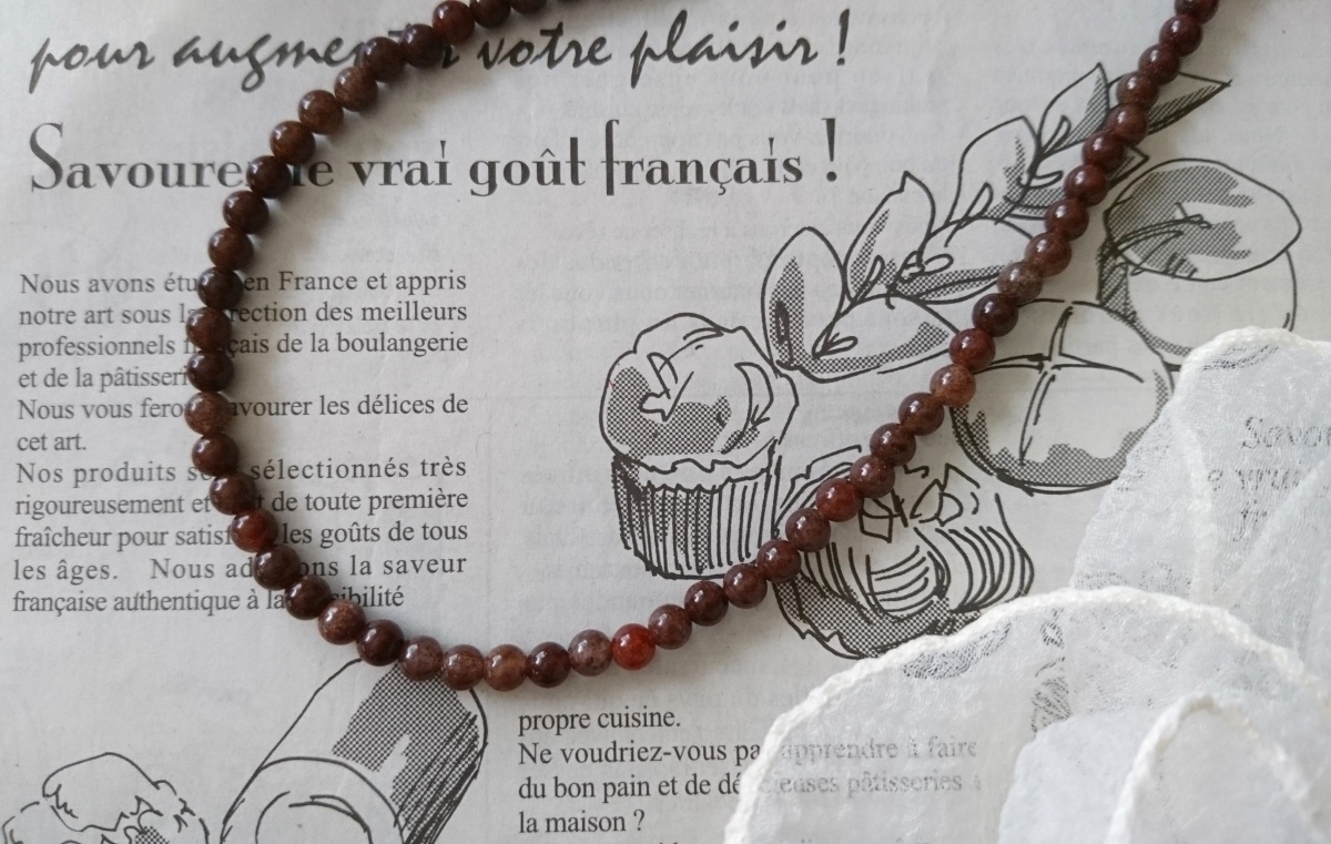 画像6: 【送料無料】◆flower storm◆長さ42~46cm 天然石 パープルアベンチュリン4mmネックレス アジャスター付 (紫アベンチュリン ステンレス TOHOビーズ アクセサリー 日本製 メンズ レディース）