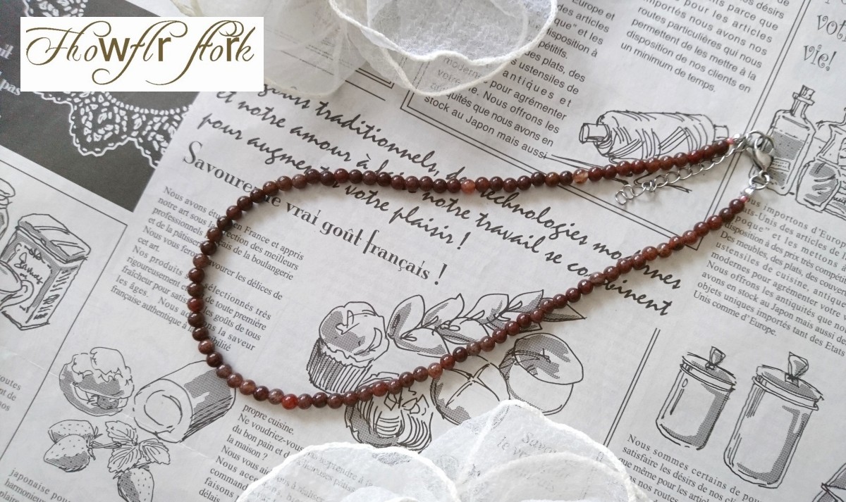 画像4: 【送料無料】◆flower storm◆長さ42~46cm 天然石 パープルアベンチュリン4mmネックレス アジャスター付 (紫アベンチュリン ステンレス TOHOビーズ アクセサリー 日本製 メンズ レディース）