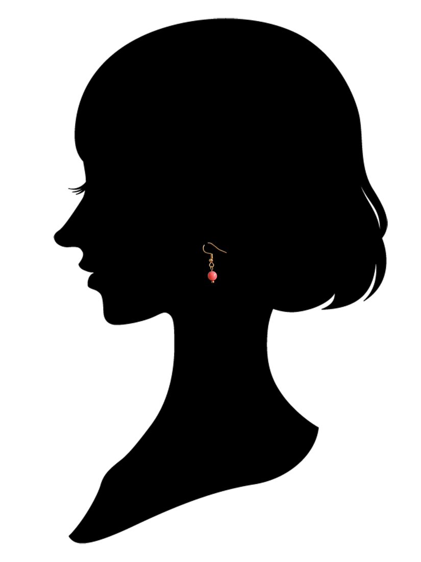 画像: 【送料無料】【ピアス】◆flower storm◆3月誕生石 ピンク珊瑚のサージカルステンレスフック(SUS316/K18GP) 約6mm ピンクコーラル（珊瑚 サンゴ パワーストーン アレルギー対応 日本製 ）