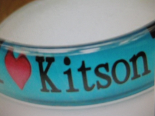 画像: 【Kitson】キットソン　クリアバングル "I heart Kitson" ブルー